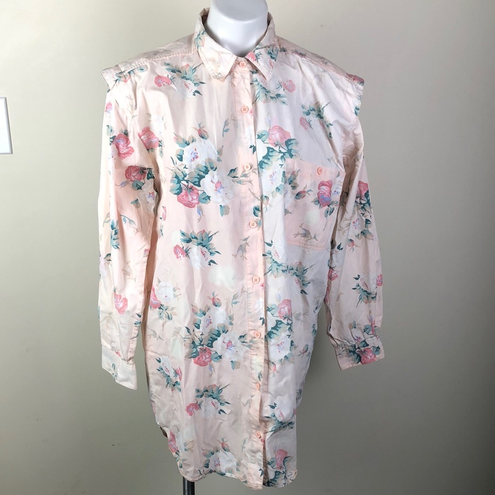 Vintage Bugle Boy Oversized Long Sleeve Button Down
